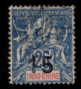Indo-China Scott 23 Used Navigation & Commerce stamp