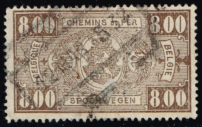 Belgium #Q166 Parcel Post & Railway; Used (0.25)