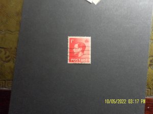 GB Edward VIII 1936 1d Scarlet VG franked VG franked