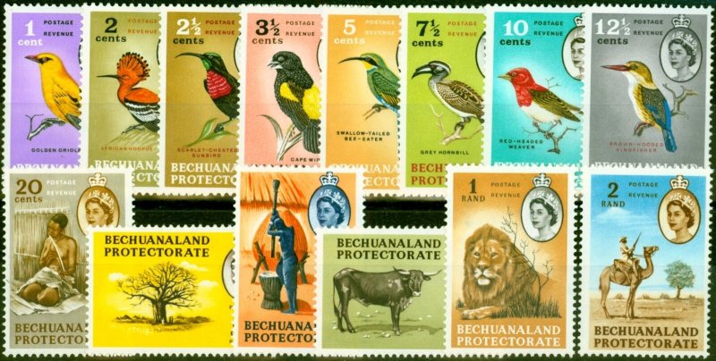 Bechuanaland 1961 Set of 14 SG168-181 Very Fine Lightly Mtd Mint 