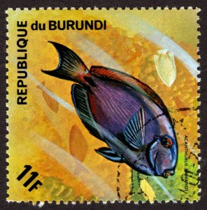 1974, Burundi, 11f, Used CTO, Sc 454c