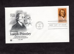 2038 Joe Priestley, FDC PCS