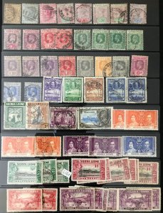 Sierra Leone Swaziland QV/QE M&U Collection(Apx 300+)HP176 