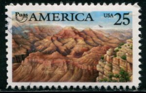 2512 US 25c Grand Canyon, used