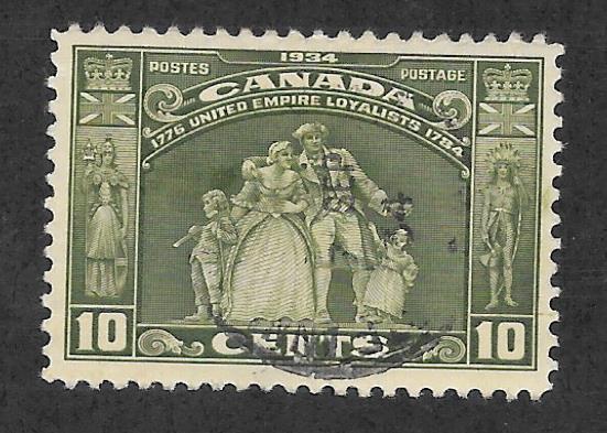 Canada Scott #209 Used 10c Loyalists Monument Ontario 2018 CV $7.50