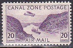Canal Zone C11 1931 Galliard Cut LH