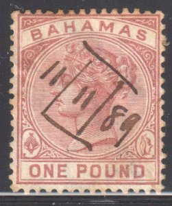 Bahamas #32 Used ( Rare Revenue Cancel)