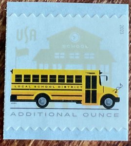 US MNH #5741 Coil Single School Bus SCV $.50