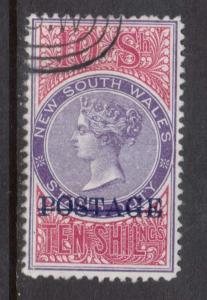 New South Wales #108Be VF Used Perf 12