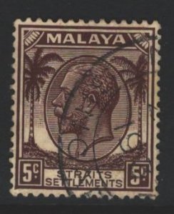 Straits Settlements Sc#221 Used