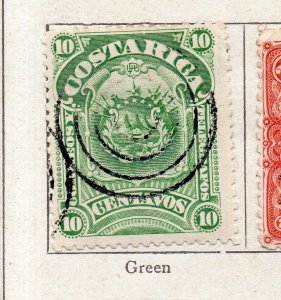 Costa Rica 1892 Early Issue Fine Used 10c. NW-264741