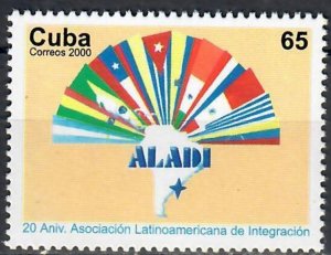 CUBA Sc# 4094  LATIN AMERICAN INTEGRATION ASSOCIATION  2000 MNH mint