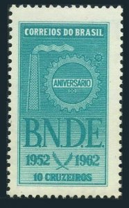 Brazil 947 block/4,MNH.Michel 1025. National Economic & Development Bank,1962.