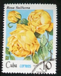 CUBA Sc# 2279 ROSES flowers 10c   1979  used cto