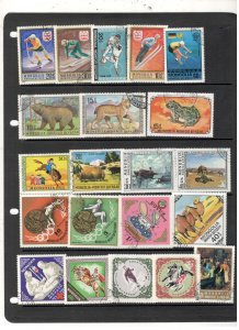 MONGOLIA COLLECTION ON STOCK SHEET MINT/USED