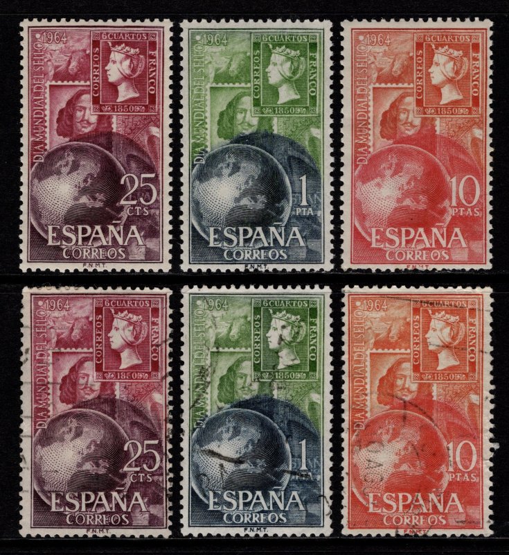 Spain 1964 World Stamp Day, Set [Mint / Used]