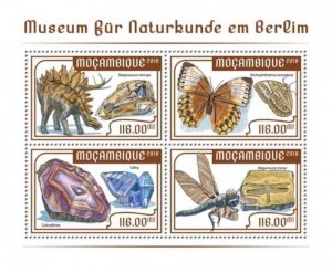 Mozambique - 2018 Berlin Natural History Museum - 4 Stamp Sheet - MOZ18201a2