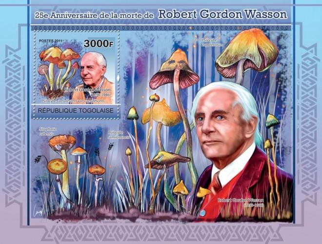 TOGO 2011 SHEET GORDON WASSON MUSHROOMS tg11220b