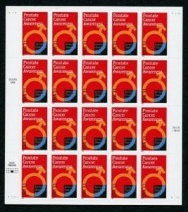 SCOTT 3315  PROSTATE CANCER  33¢  SHEET OF 20  MNH