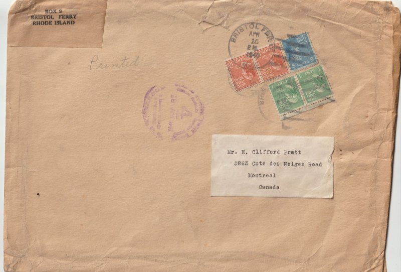 U.S Scott 804,810,815,used on cover cross boarder use