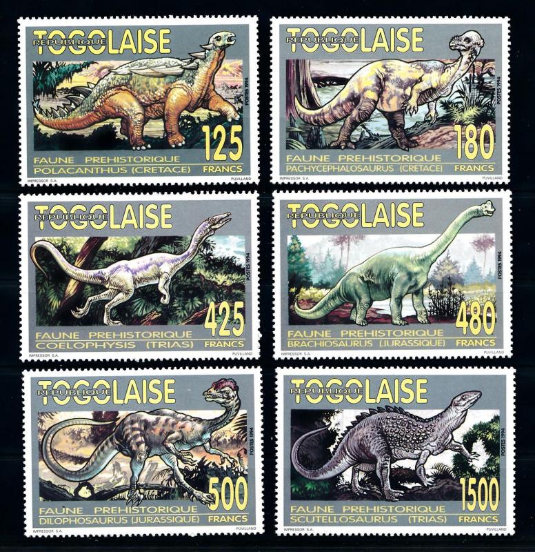 [75637] Togo 1994 Prehistoric Animals Dinosaurs  MNH