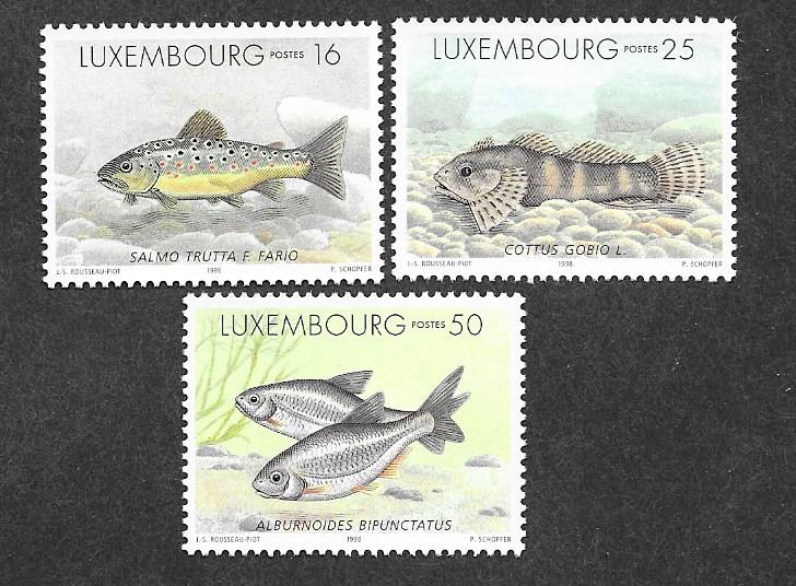 Luxembourg 981-983 Mint NH Fish