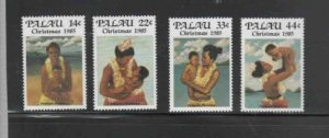 PALAU #90-93 1985 CHRISTMAS MINT VF NH O.G aa