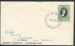 FIJI 1953 cover BA cds.....................................................25725