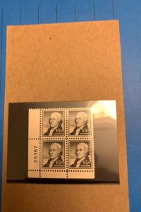 1053 Hamilton Plate Block MNH