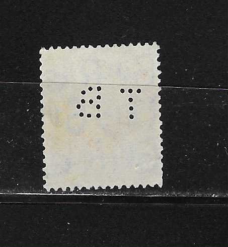 Great Britain SC#239 King George VI TB Perfin Used