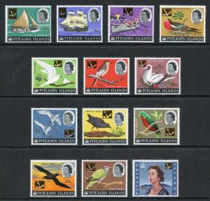 Pitcairn Is SG69/81 1967 Set Fresh U/M