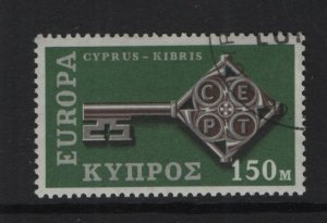 Cyprus  #316  cancelled  1968  Europa  150m