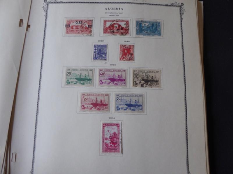 Algeria 1924-1971 Stamp Collection on Scott Specialty Album Pages