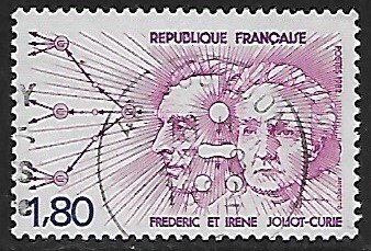 France # 1838 - Frederic & Irène Joliot-Curie - used ..... [BR9]