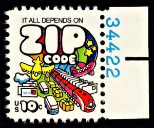 US 1511 MNH VF 10 Cent Zip Code Theme