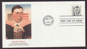 US 2186 Chavez 1991 Fleetwood U/A FDC