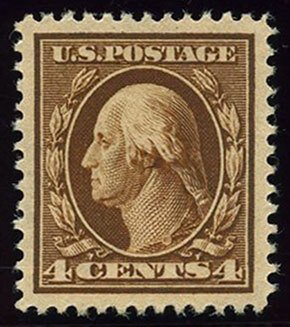 US Scott #377 Mint, Superb, Hinged, PSE (Graded 98)