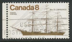 Canada #670 used, Ships
