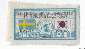 Korea Sc #166-167 set of 2 Sweden OG VF