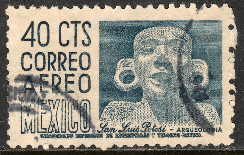 MEXICO C192, 40c 1950 Definitive FIRST PRINTING, wmk 279 Used. F-VF. (781)