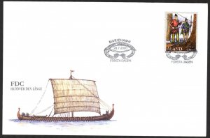 Aland Finland 2000 Municipality of Saltvik Historical Viking Market Boats FDC