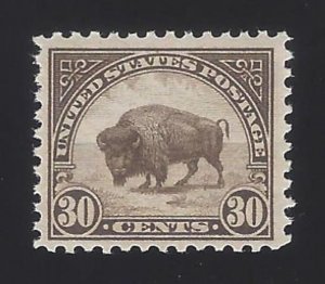 US #569 1922-25 Olive Brown Unwmk Perf 11 MNH VF Scv $60