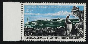 French Antarctic Territory C14 MNH Penguin, Port au Francais