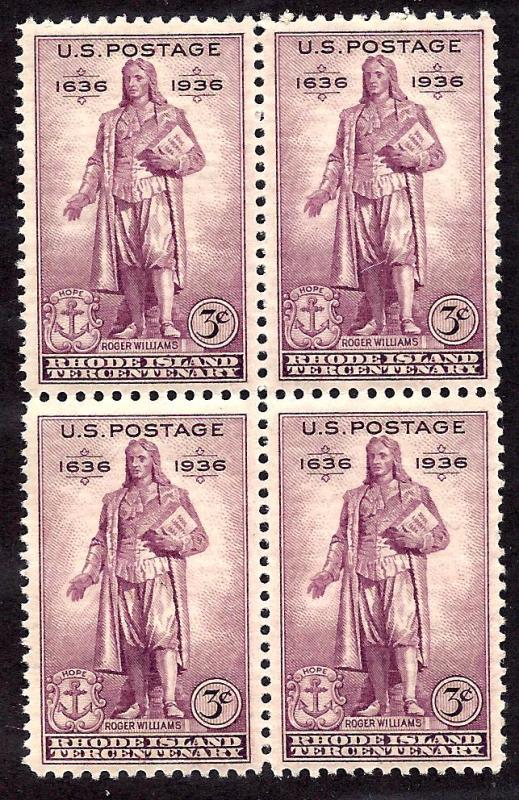 777 Mint,OG,NH... Block of 4... SCV $1.40