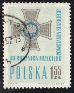 Poland Sc #1012 Used