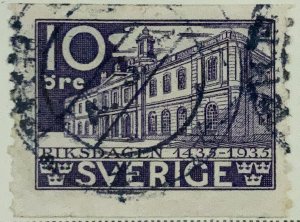 AlexStamps SWEDEN #243 VF Used SON