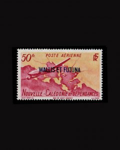 VINTAGE: W FUTUNA 1949 OG LH SCT #C8 $9.50 LT #VSAFRWALFUT1949GA-Z