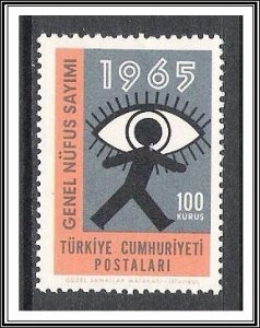 Turkey #1669 Census Issue MNH