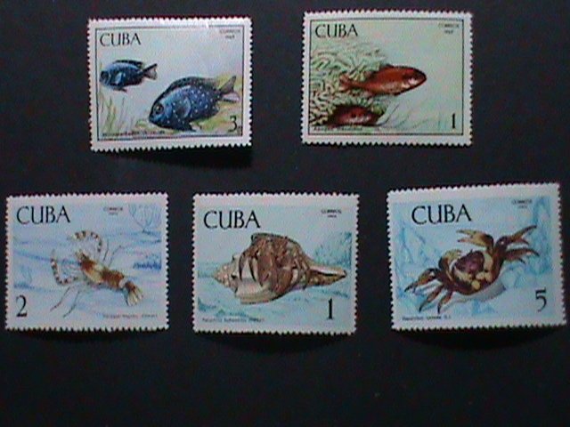 ​CUBA-1969 MARINE LIFE OF CUBA MNH-VF WE SHIP TO WORLD WIDE.  WE COMBINED