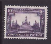 Newfoundland-Sc#179- id20-unused og NH 10c War memorial-1931-